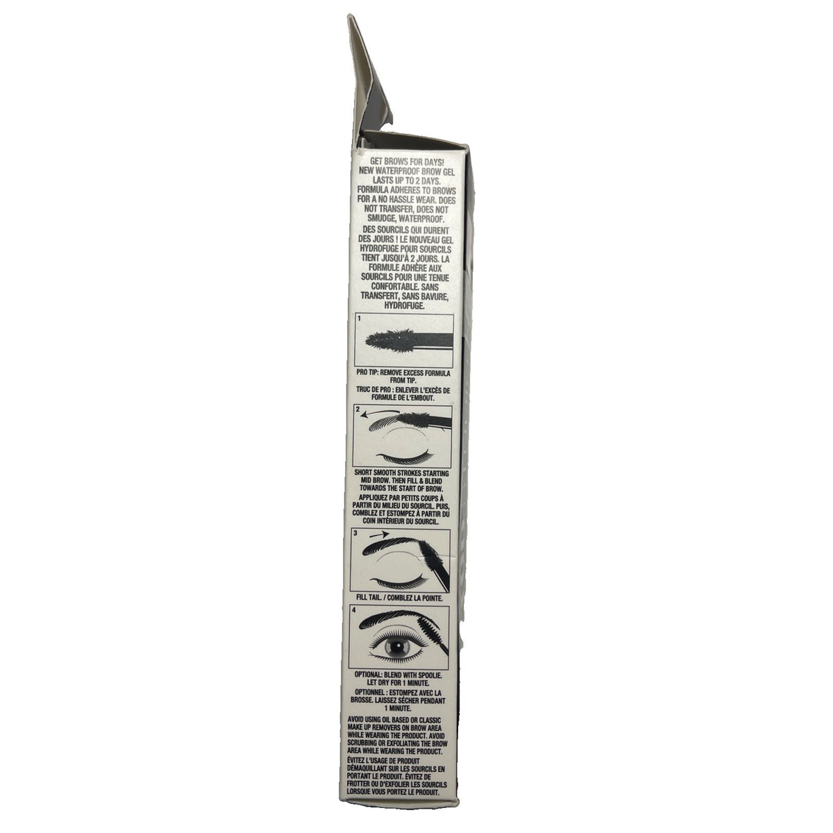 Maybelline Tattoo Studio Waterproof Brow Gel 257 Medium Brown - Long-Lasting Eyebrow Makeup