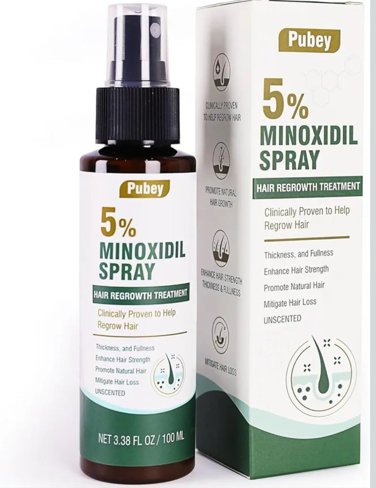 5% Minoxidil Hair Growth Spray for Men & Women