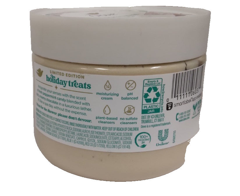 Dove Limited Edition Body Scrub Peppermint Bark 15 oz