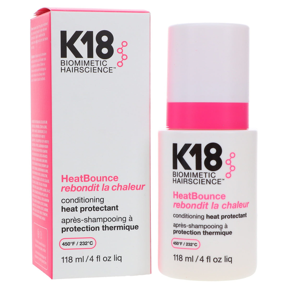 Heat Protectant Spray for Hair - Shields Up to 450°F, 4 oz