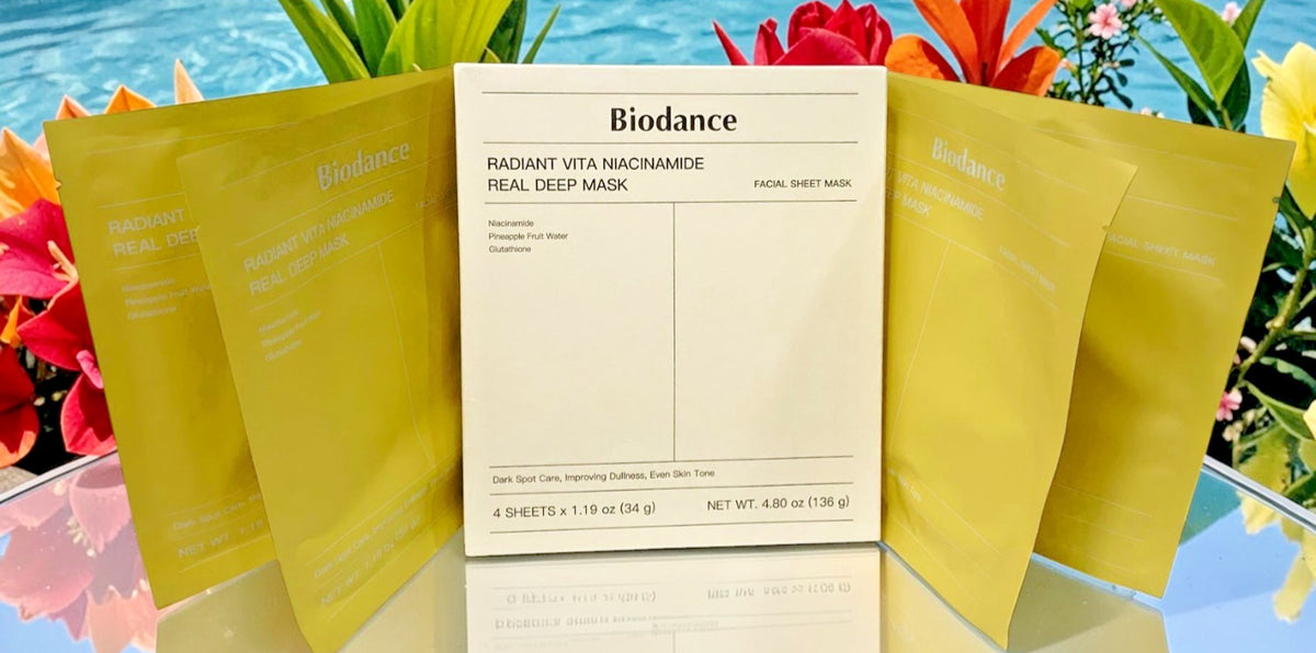 Niacinamide Hydrogel Face Mask Pack - Dark Spot Brightening, 34g x 4