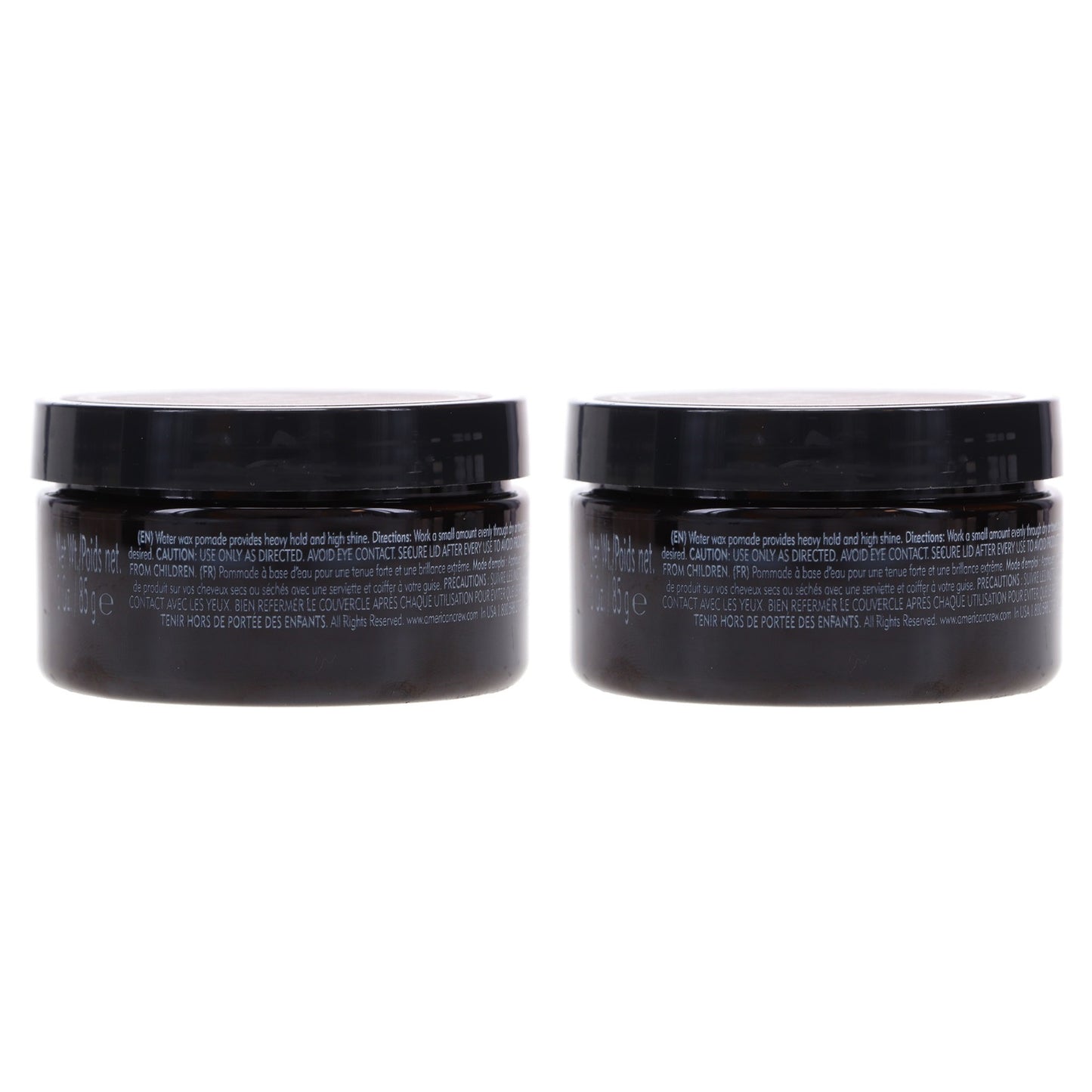 Heavy Hold Hair Pomade 3 oz - 2 Pack for Strong Styling & Shine