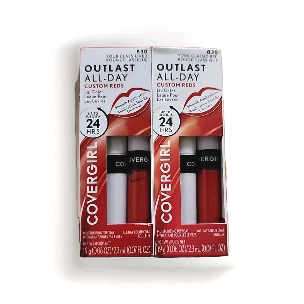 Outlast All-Day Lip Color with Topcoat - Choose from 4 Lip Color Sets