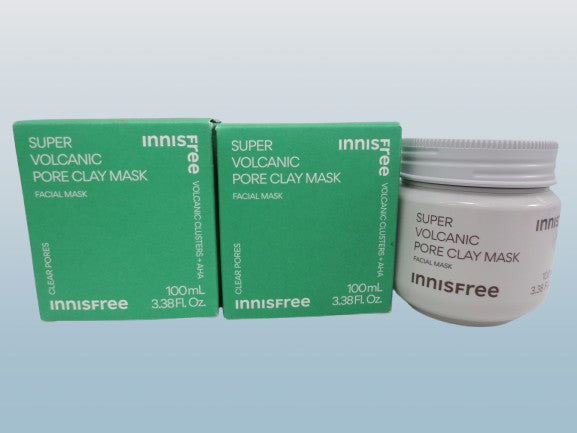 Innisfree Super Volcanic Pore Clay Mask 3.38 oz - 2 Pack