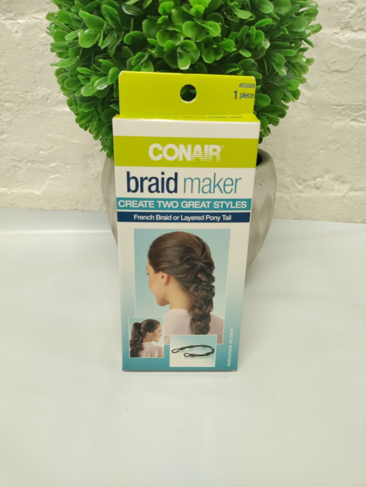Conair Braid Maker Kit #55889 French or Layered Pony Tail with