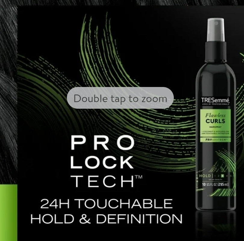 TRESemmé Flawless Curls Non-Aerosol Hairspray Level 3 Hold with Coconut & Avocado Oil