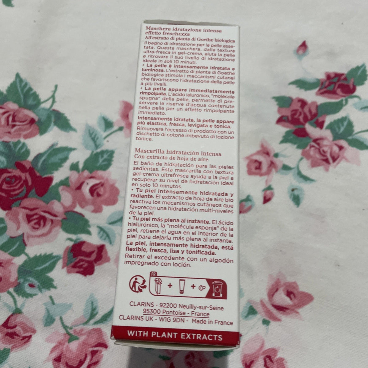 SOS Hydra Refreshing Hydration Mask by Clarins 2.3oz