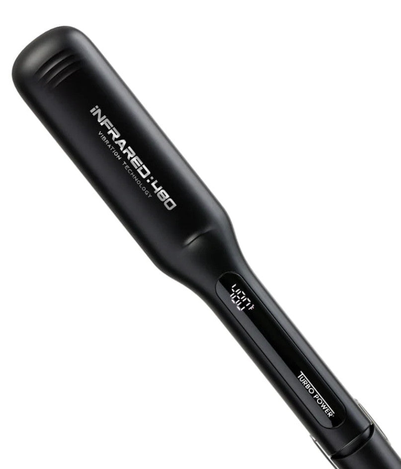 Infrared Ceramic Flat Iron 1.5 Inch with Vibration Technology for Hair Styling