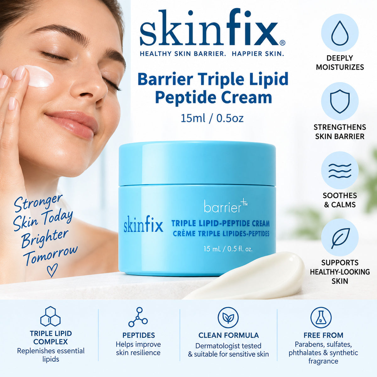 Barrier Triple Lipid Peptide Cream 15ml