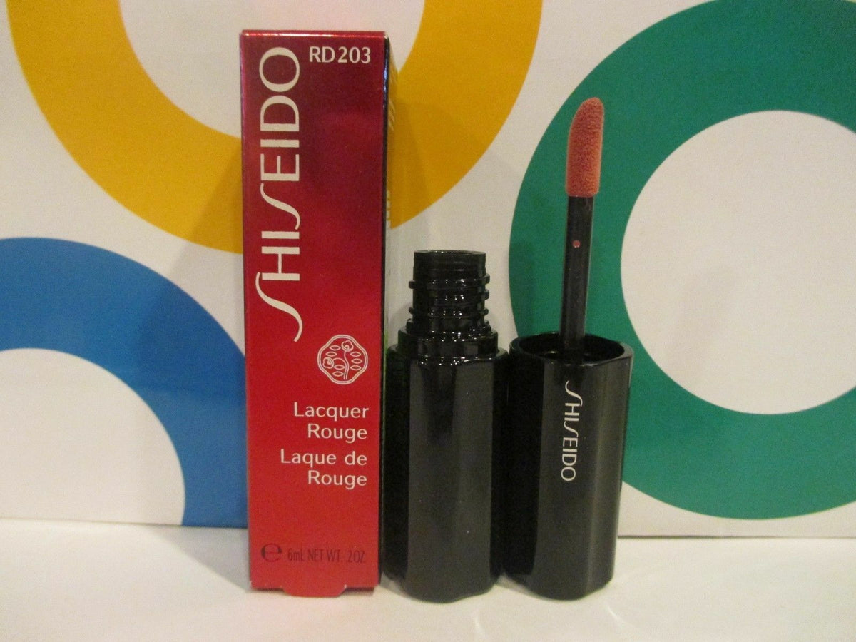 Red Lipstick #RD203 - Lacquer Rouge 0.2 oz Boxed Makeup