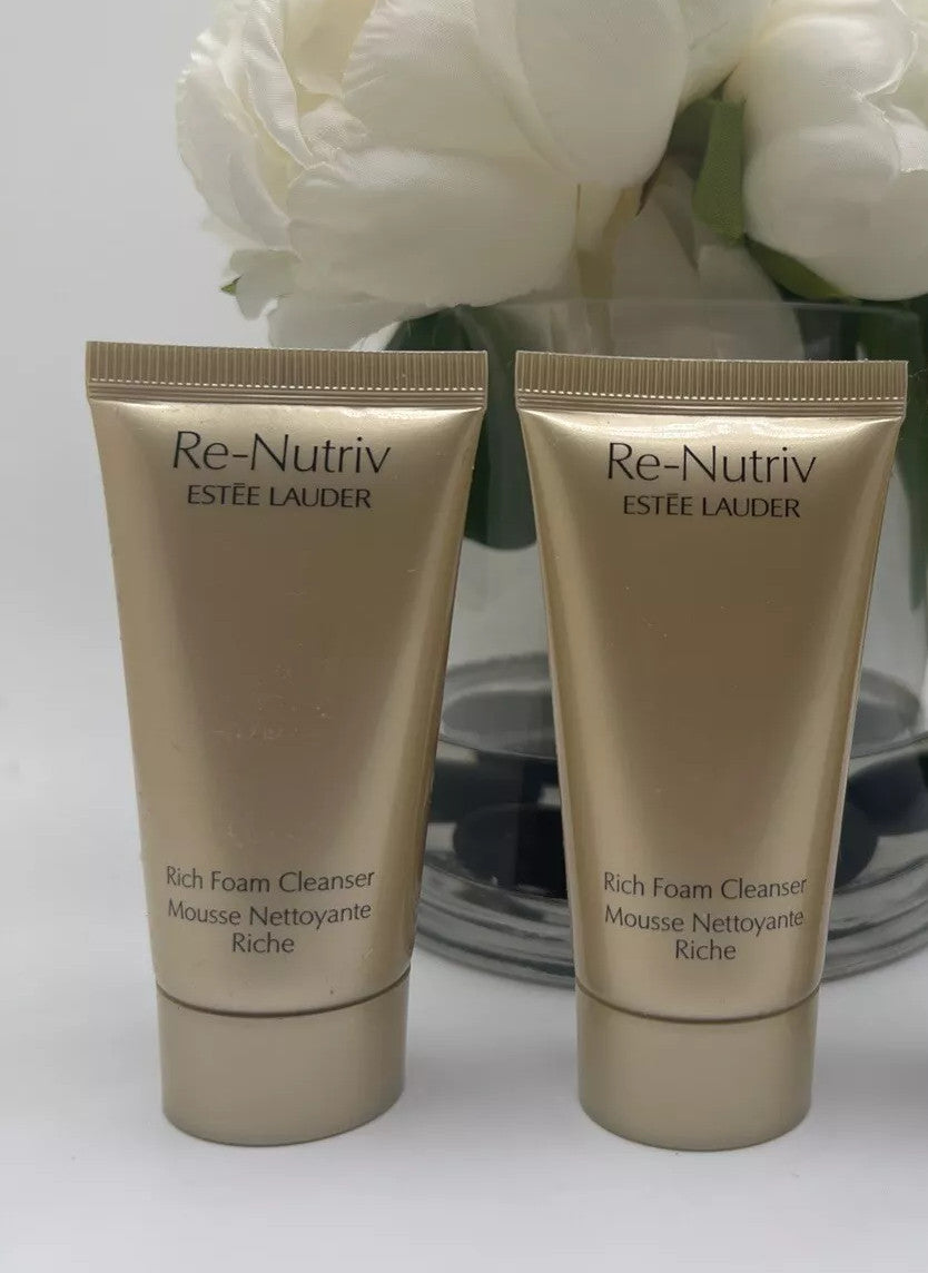 2 Pack Travel Size Facial Cleansers - Rich Foam for Skin Care