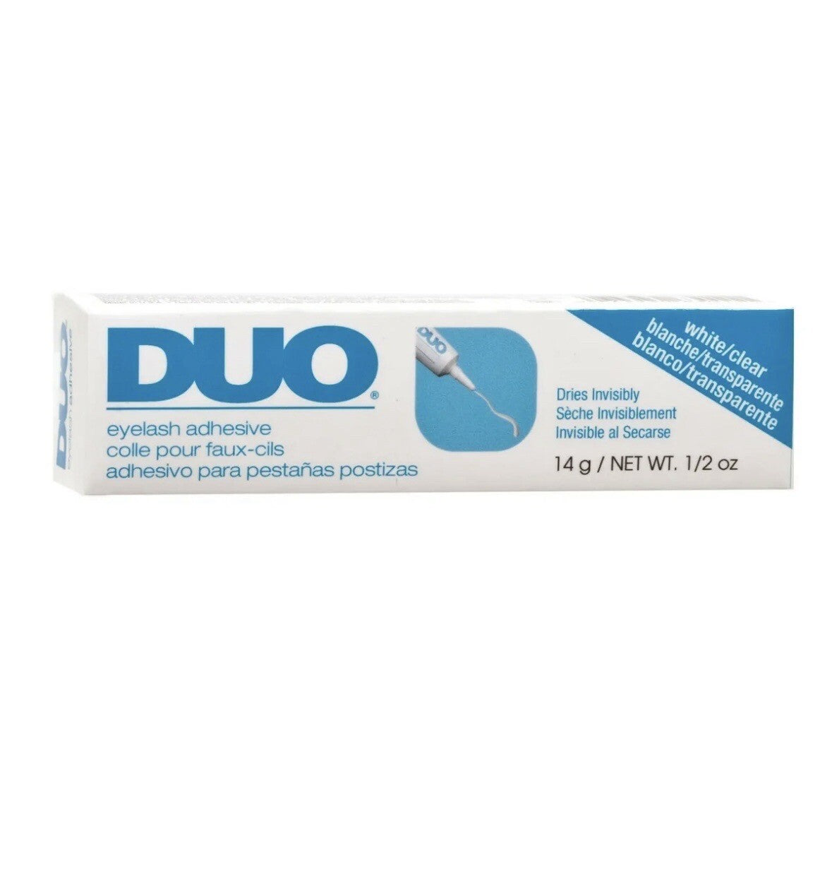 Strip Eyelash Adhesive - Clear White 0.5 oz / 14g for False Eyelashes