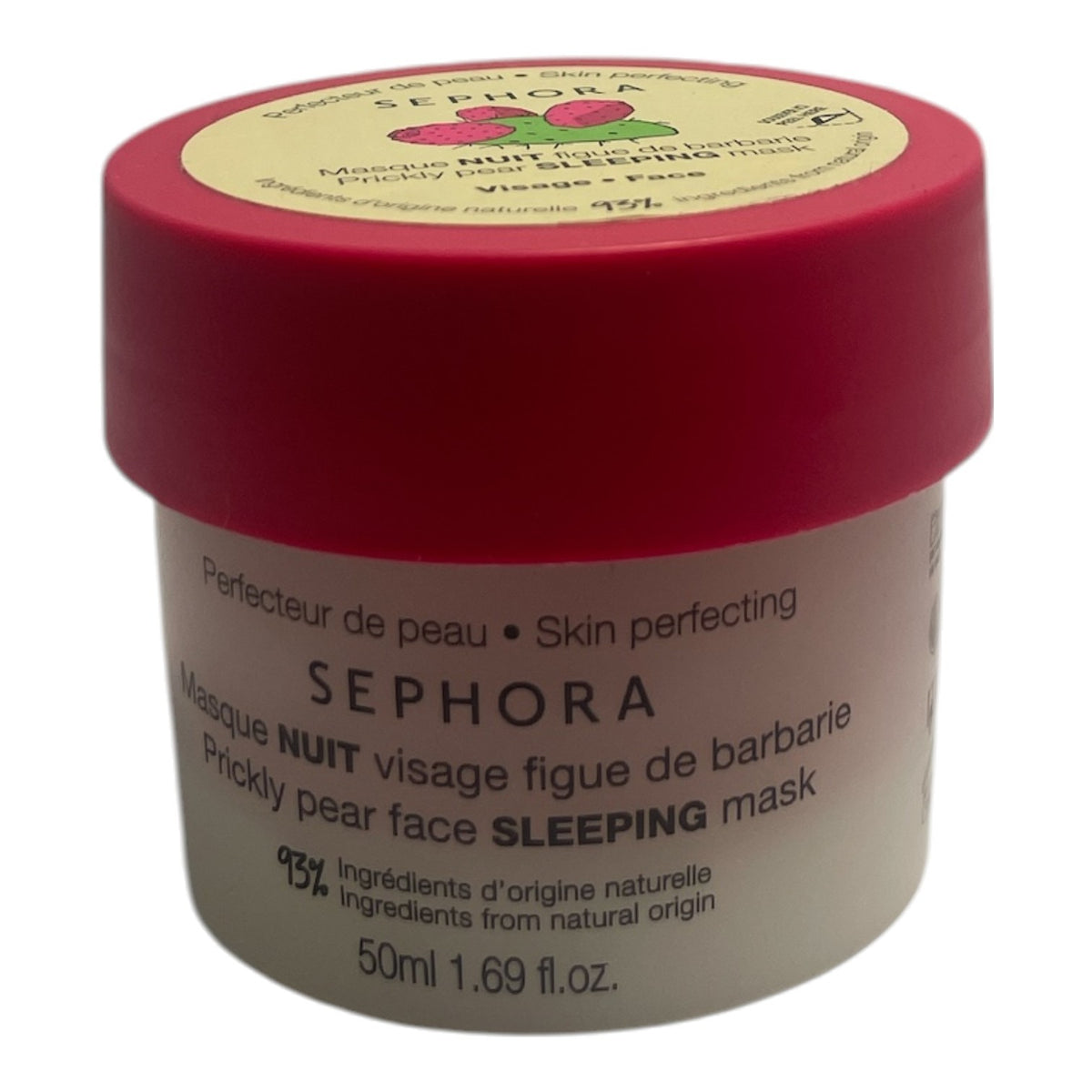 Sephora Prickly Pear Sleeping Mask - Hydrating Skin Care 50ml
