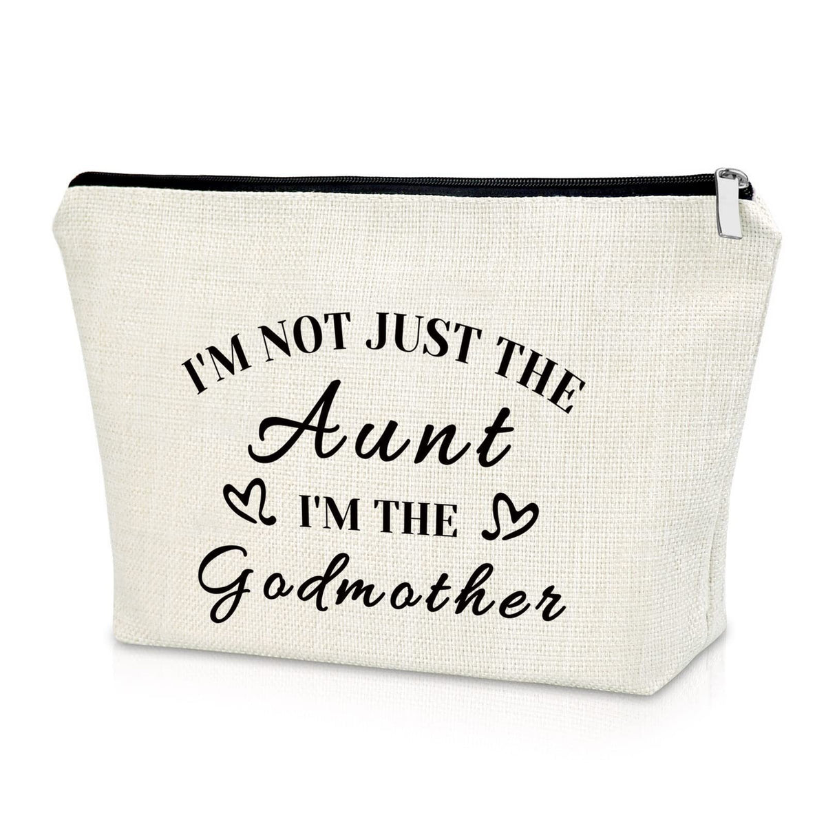 Godmother Gifts Makeup Bag for Godchild Baptism Christmas Mother's Day