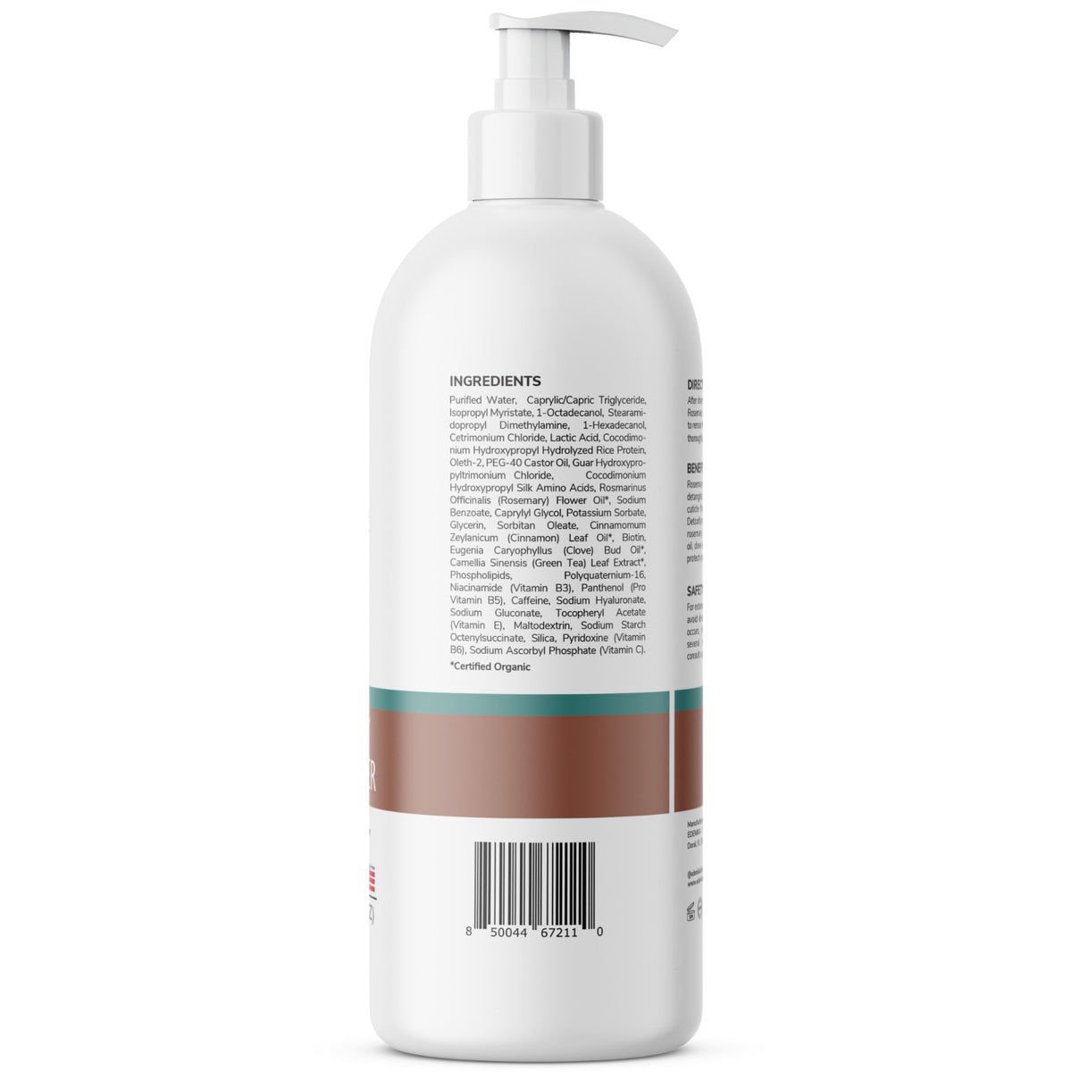 Detoxifying Rosemary Shampoo & Nourishing Conditioner Set - Organic Hair Care