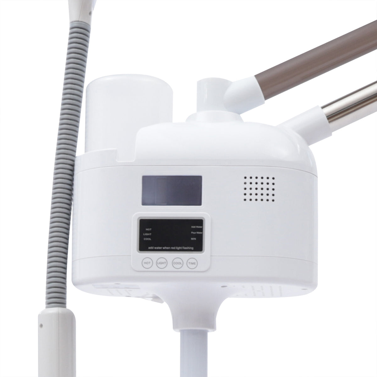 3-in-1 Facial Steamer with Hot & Cold Nozzles, LED Magnifying Lamp, 750W