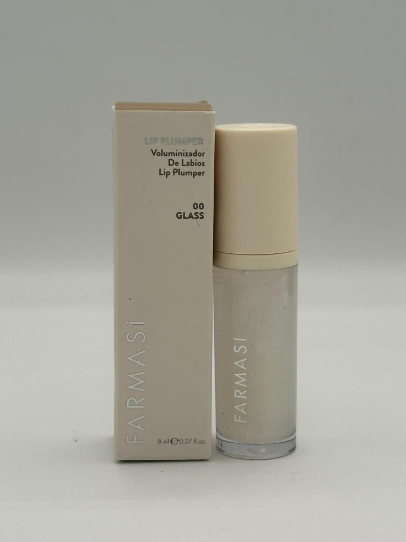 Farmasi Tinted Lip Plumper 00 Glass - Fuller Lip Gloss & Volume