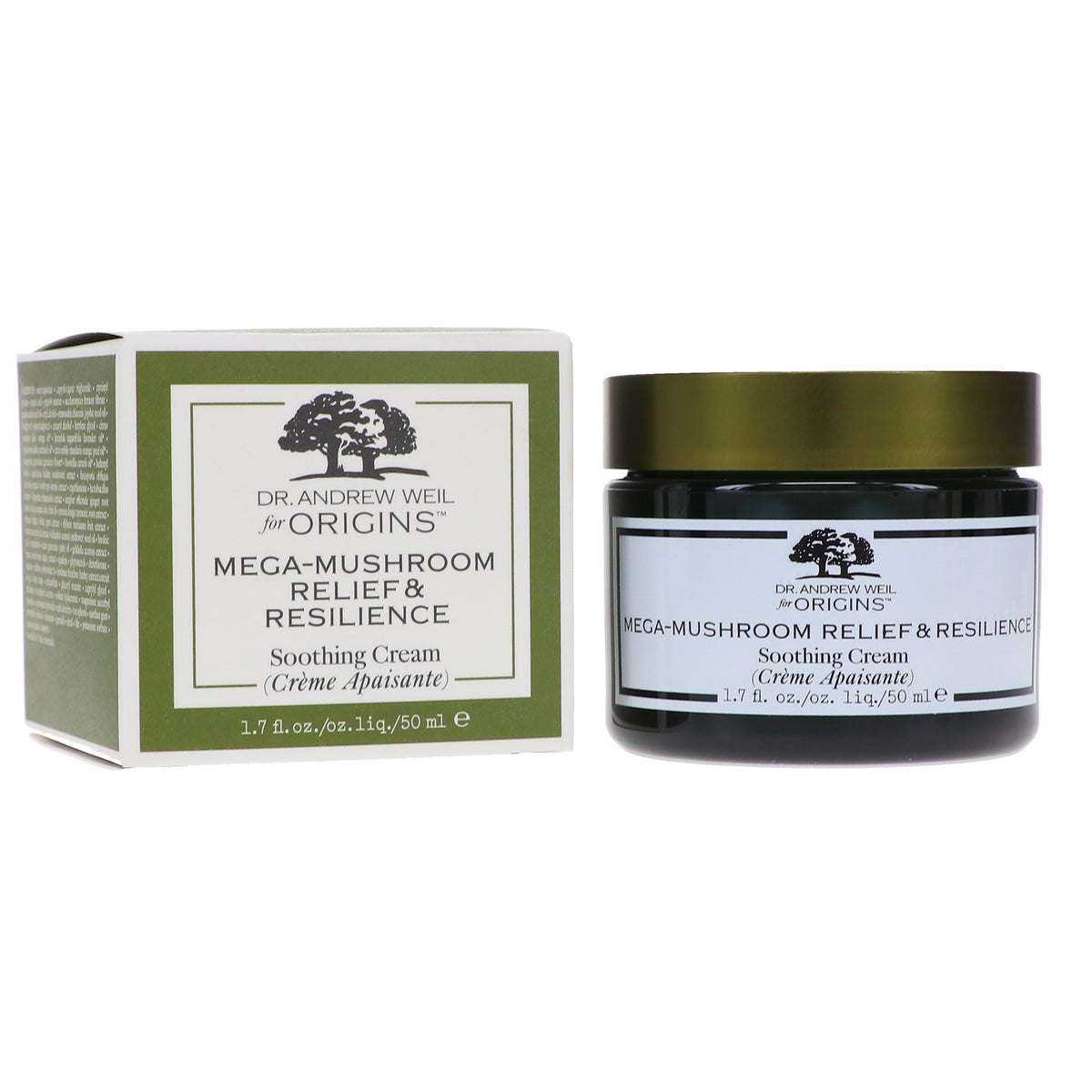 Mega-Mushroom Relief & Resilience Soothing Cream - Calms Redness & Hydrates Skin
