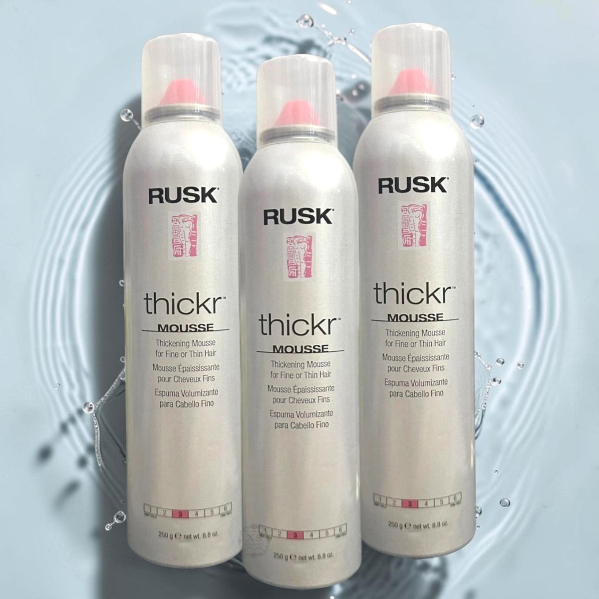 Thickr Mousse for Fine Hair - Thickening Hair Styling Foam 8.8oz Pack of 3