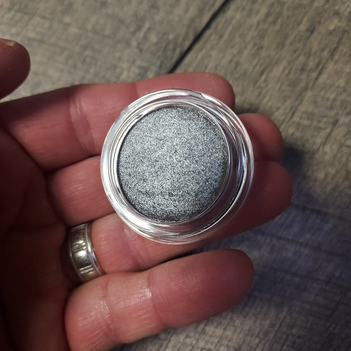 Clarins Iridescent Cream to Powder Eyeshadow - Silver Grey, 0.2oz
