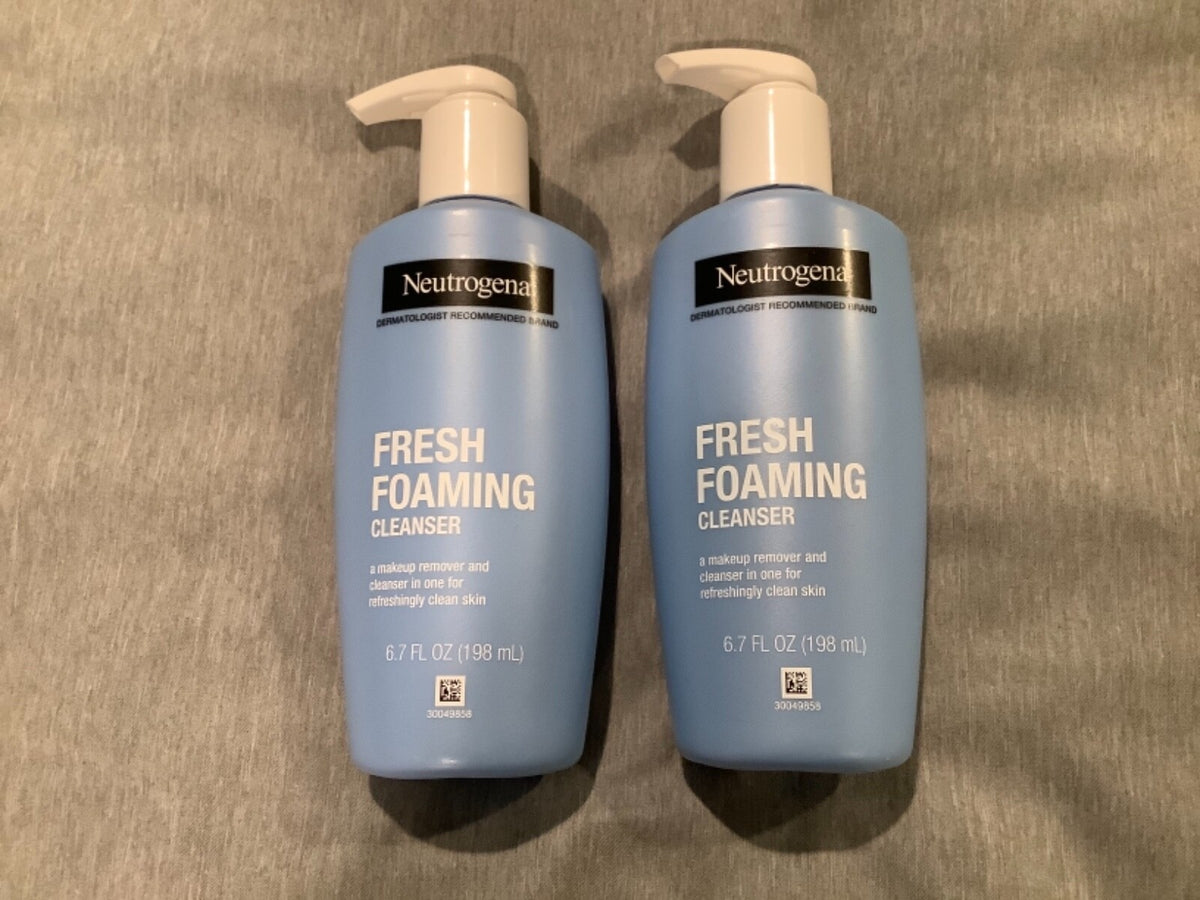 Neutrogena Fresh Foaming Makeup Remover Cleanser - 6.7 Fl Oz (Set of 2)