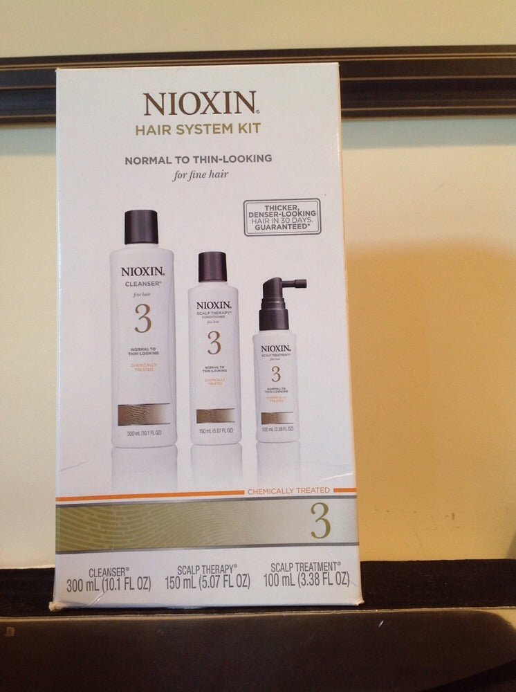 NIOXIN HAIR SYSTEM KIT 3 NORMAL TO THIN LOOKING For Fine
