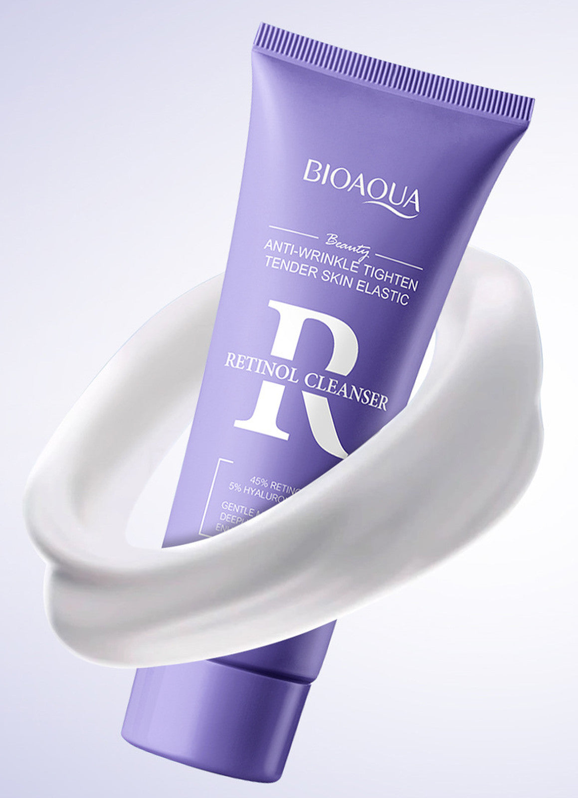 Retinol Facial Cleanser with Hyaluronic Acid - 100g Anti-Aging Skin Care