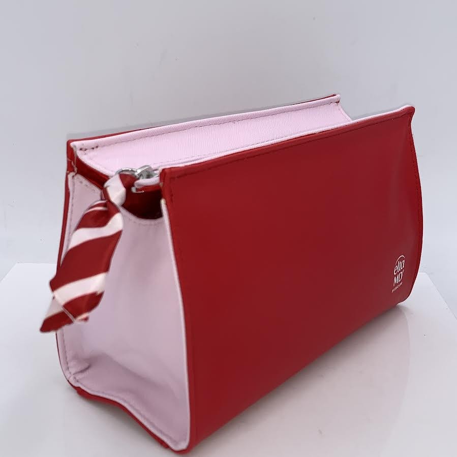 Eltamd Makeup Bag, Red - 8 x 5 x 4 inches