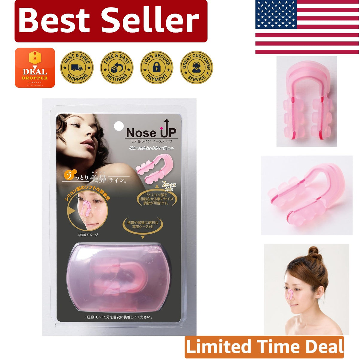 Nose Lifting Clip - Portable Hypoallergenic Beauty Tool for Facial Enhancement