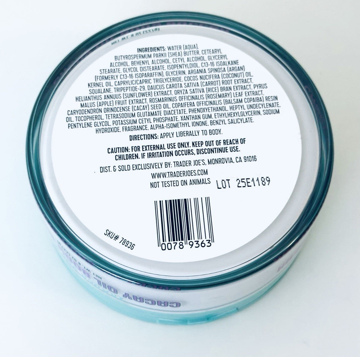 Cacay Oil Body Butter, 8oz - 2 Pack
