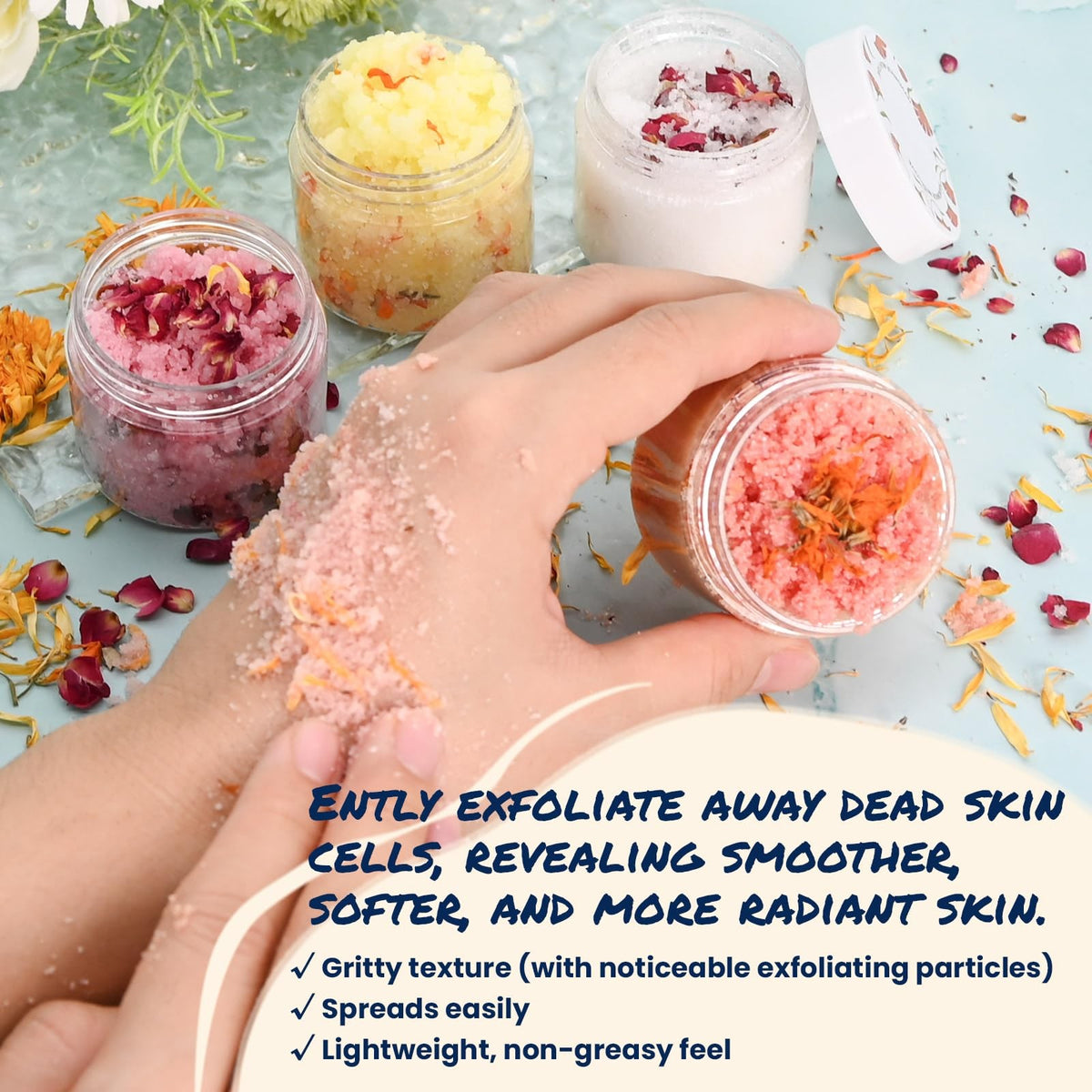 TSVATE Body Scrub Making Kit- Make Your Own Salt 1 Fl Oz (Pack of 1),