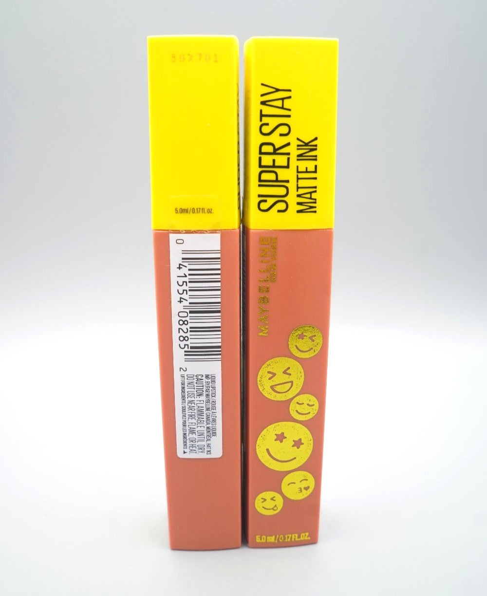 Maybelline Super Stay Matte Ink Liquid Lipstick 430 Meditator 2 Pack - Limited Emoji Packaging
