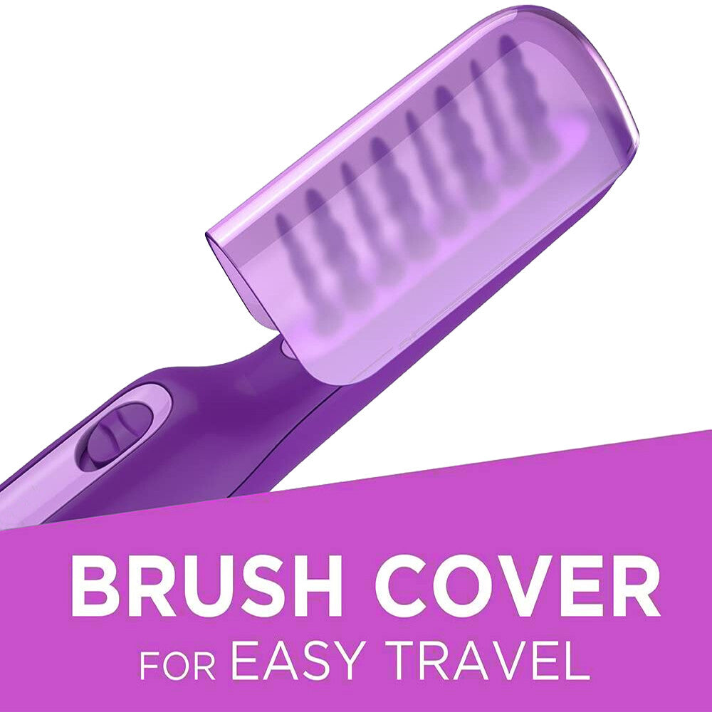 Electric Detangling Hair Brush Cover for Kids & Adults - Cordless, Wet & Dry Use