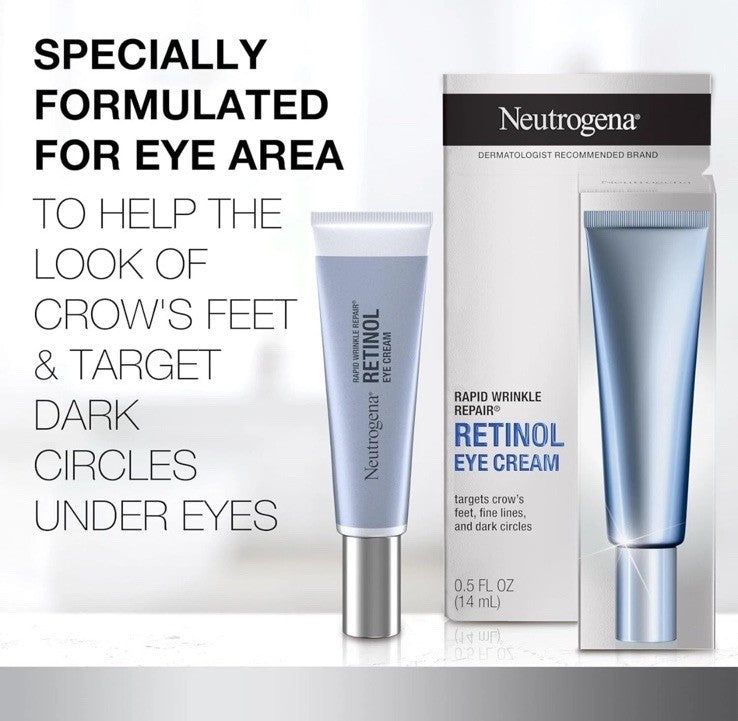 Neutrogena Rapid Wrinkle Repair Retinol Eye Cream - 0.5 oz Fragrance-Free