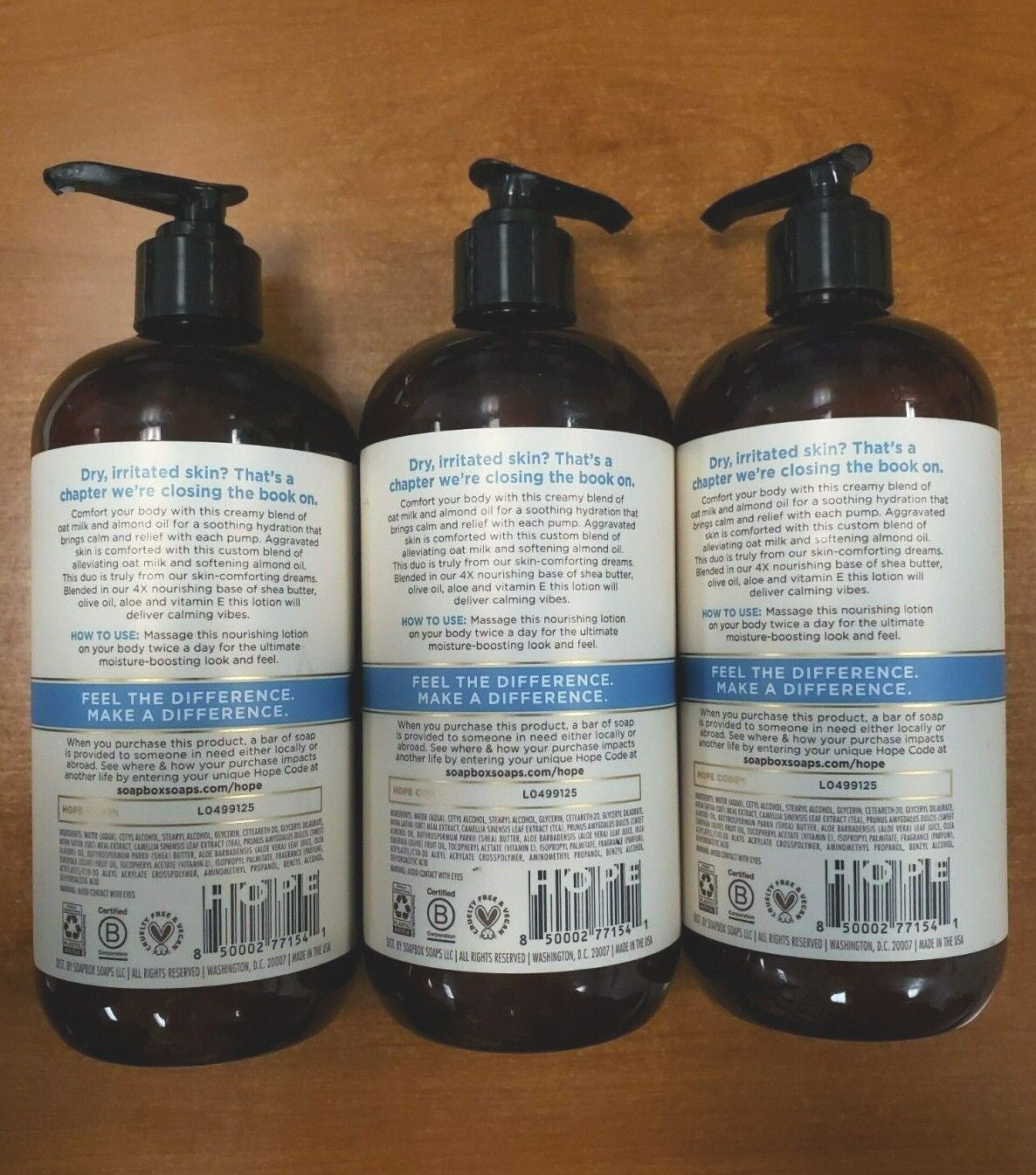 Oat Milk & Chai Body Care Set - 3 Pack