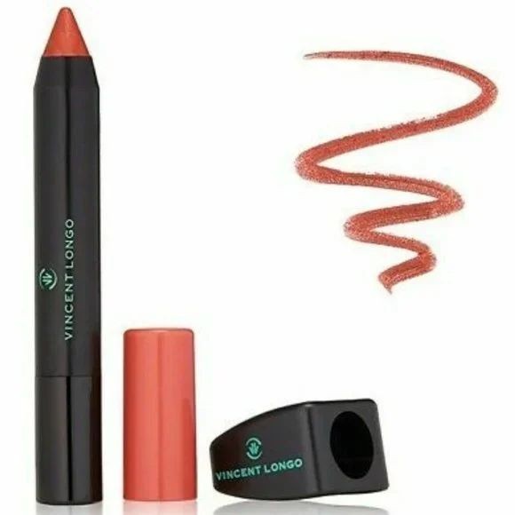 Lip Stylo Pencil - Cinabra Shade, Makeup Cosmetic Tool with Sharpener