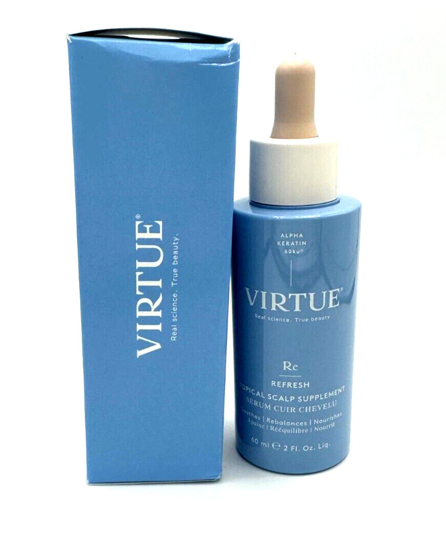 Virtue Refresh Topical Scalp Supplement - 60 ml / 2 oz, Brand New