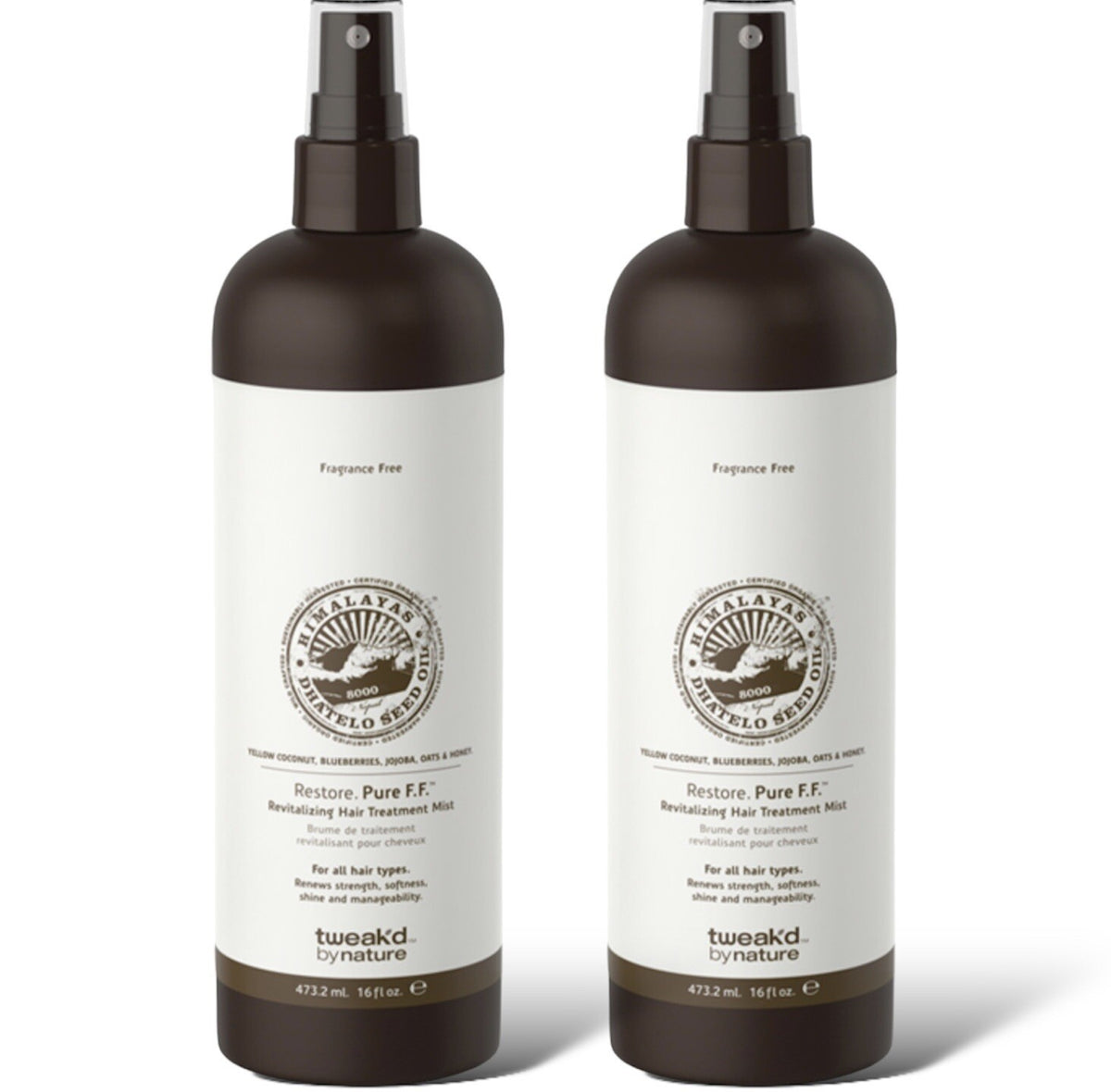 Hair Treatment Mist Restore Revitalizing - 2 Pack, 16 oz