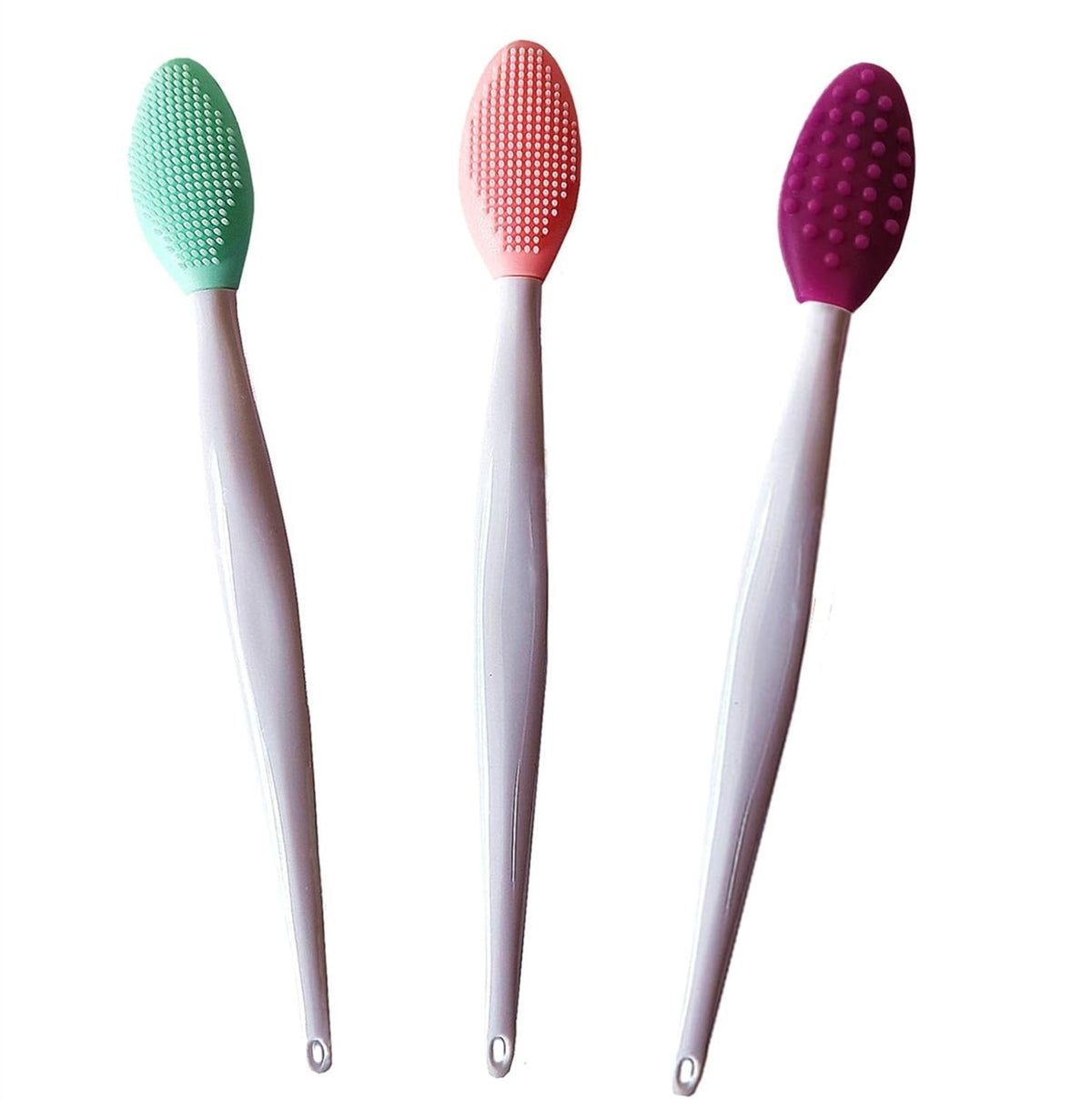 Double-Sided 3-Piece Lip Exfoliator Brushes – Travel-Friendly & Luxury
