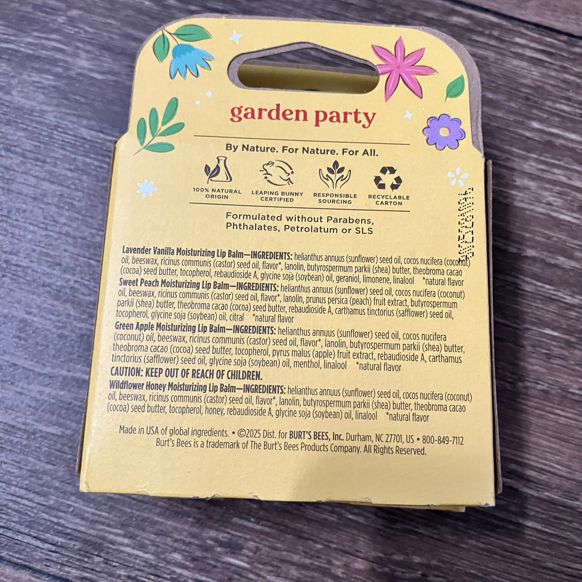 Burt’s Bees Lip Balm Variety Pack 8 Flavors Limited Edition Set