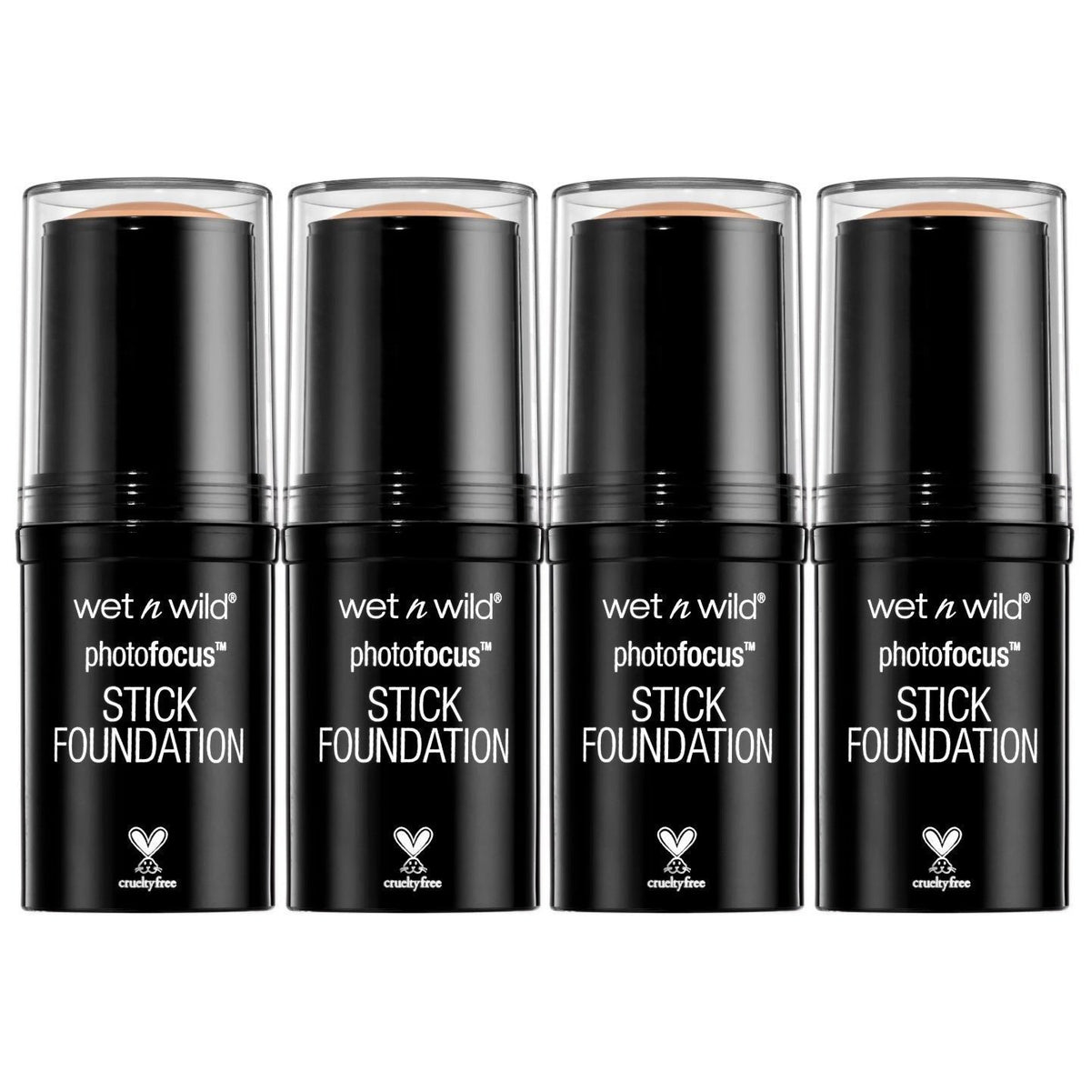 Wet n Wild Photo Focus Stick Foundation Vanilla Beige Pack of 4
