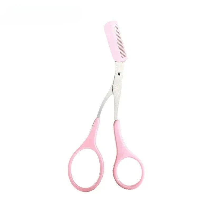 Eyebrow Trimmer Scissors with Comb and Remover - Grooming & Hair Removal Tool