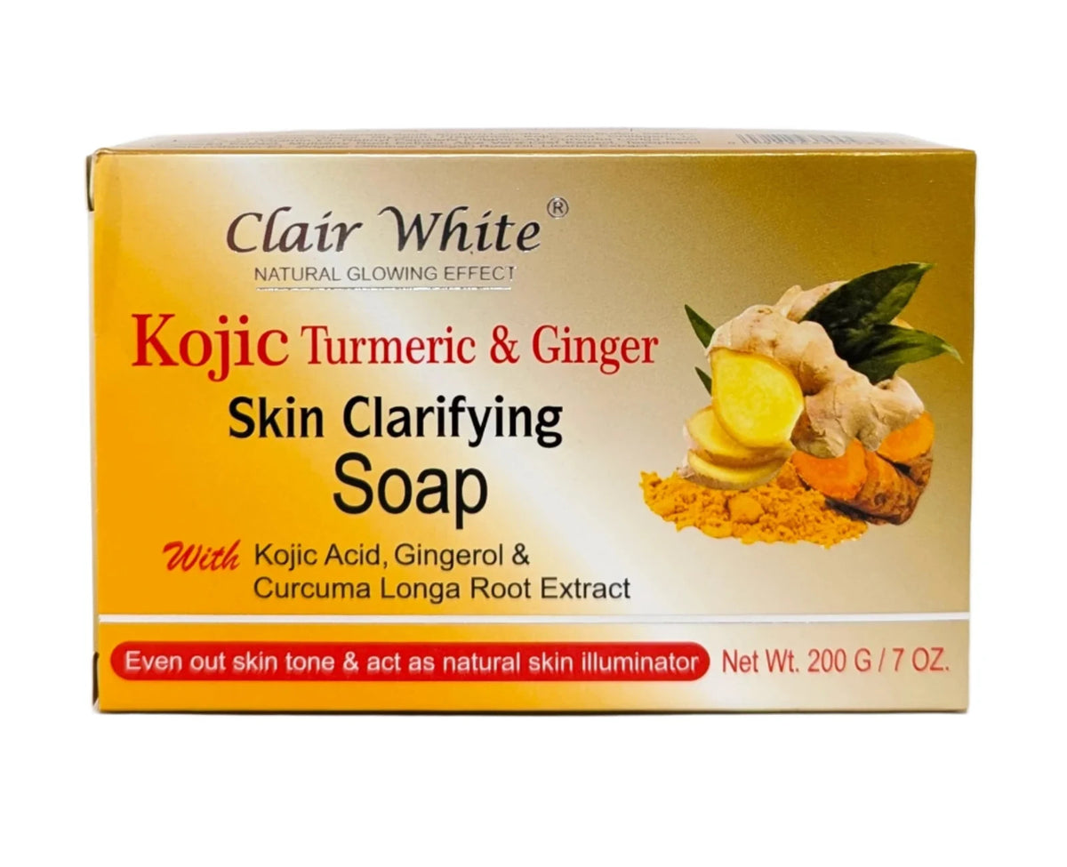 Kojic Turmeric Ginger Skin Clarifying Bar Soap - Brightening 7 oz