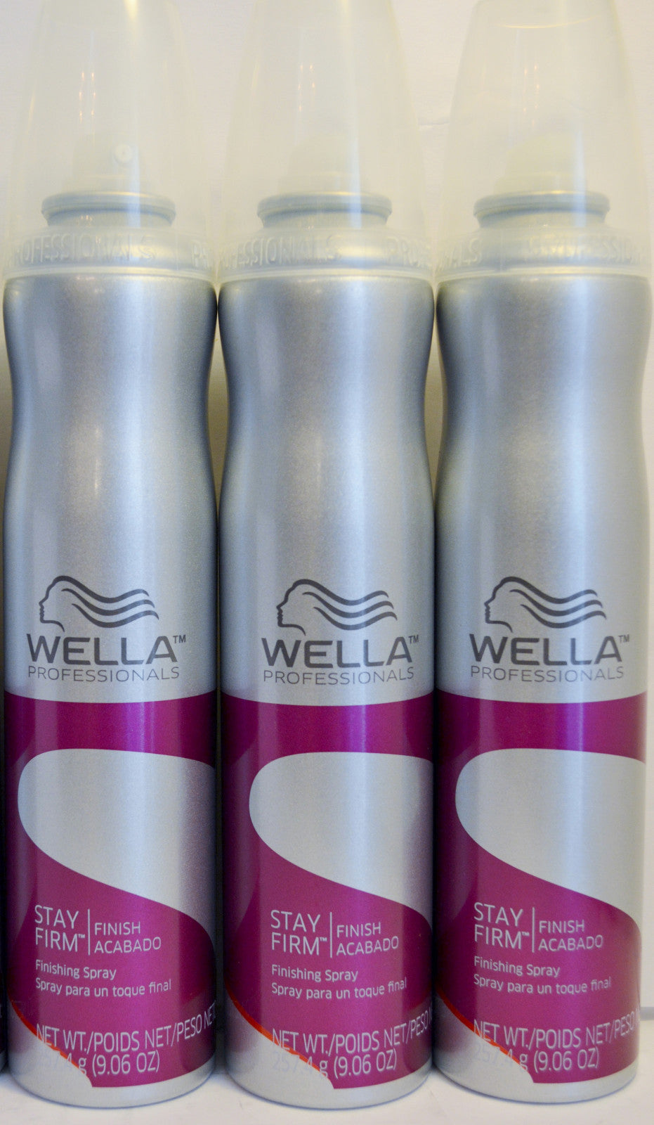 Wella Stay Firm Finishing Hair Spray - 9.06 oz Pack of 3