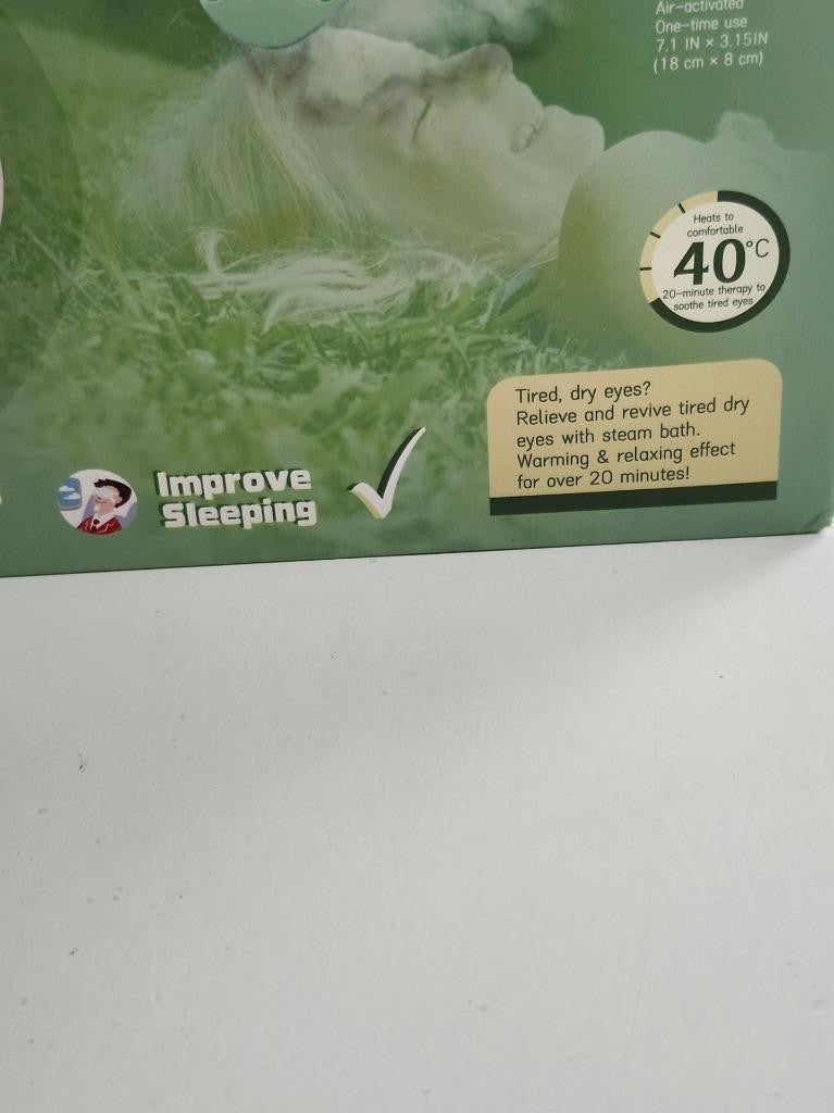 Disposable Steam Eye Masks for Dry Eyes & Relaxation - 45 Pack