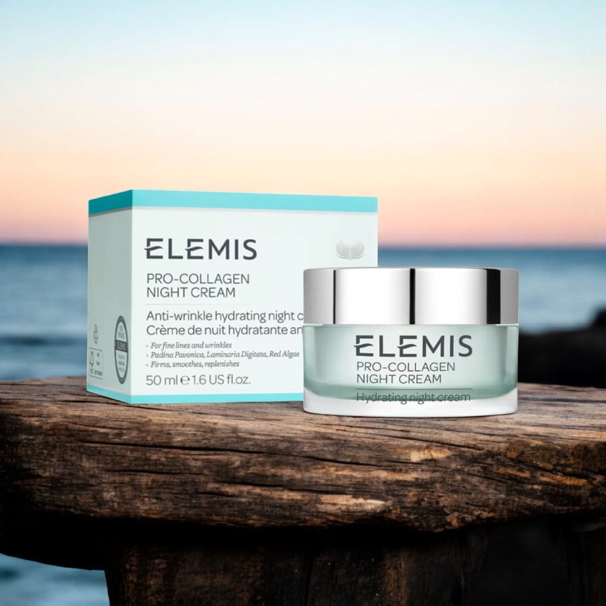 Pro-Collagen Marine Night Cream - Hydrating Anti-Aging Moisturizer 50ml