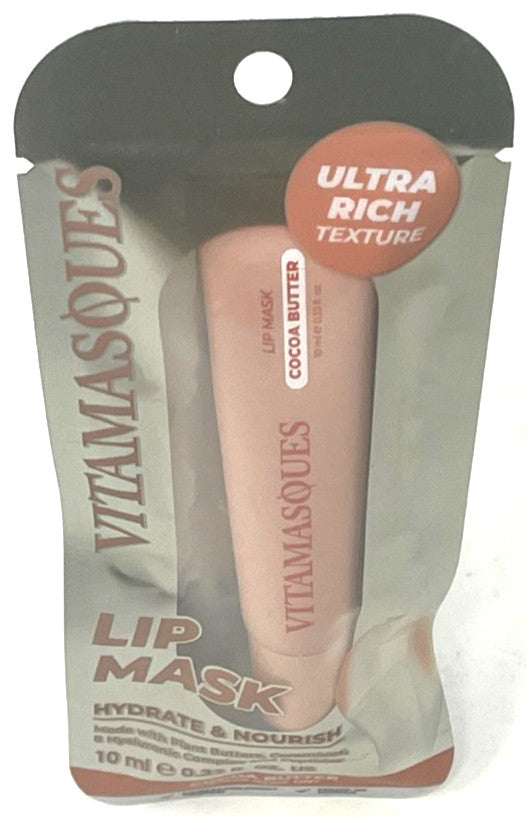 Hydrating Lip Mask with Cocoa Butter & Nude Tint | Nourishing Lip Treatment