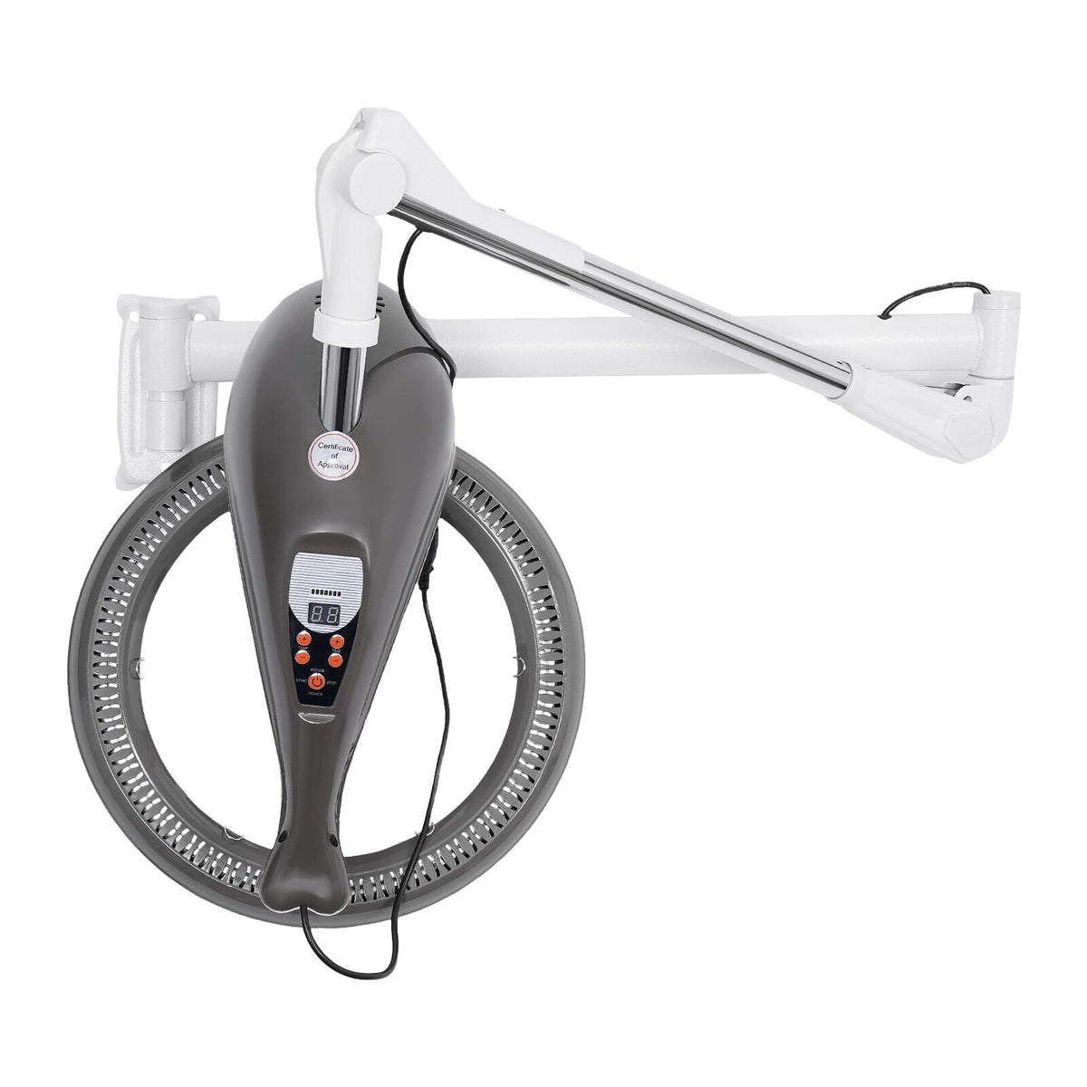Wall-Mount Orbiting Hair Dryer for Salon Spa Hair Treatments
