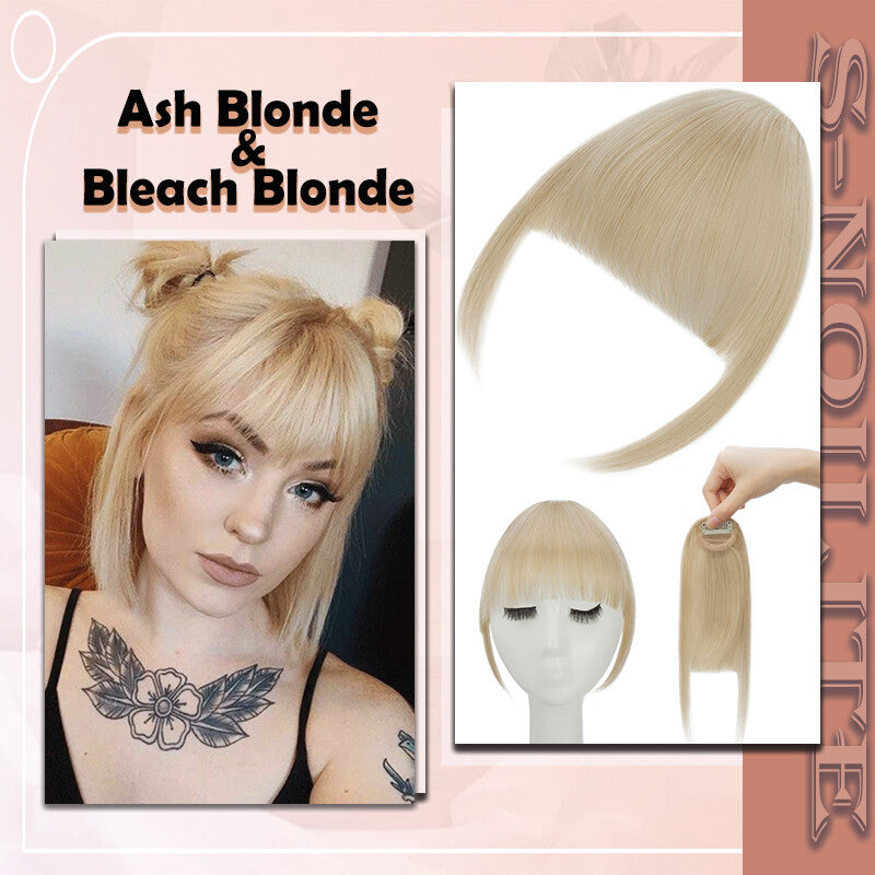 French Style Clip-In Bangs Hair Extensions - 11 Inches Natural Look