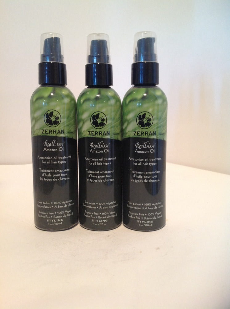3 Pack Hair Oil Treatment for All Hair Types - Smoothing & Shine